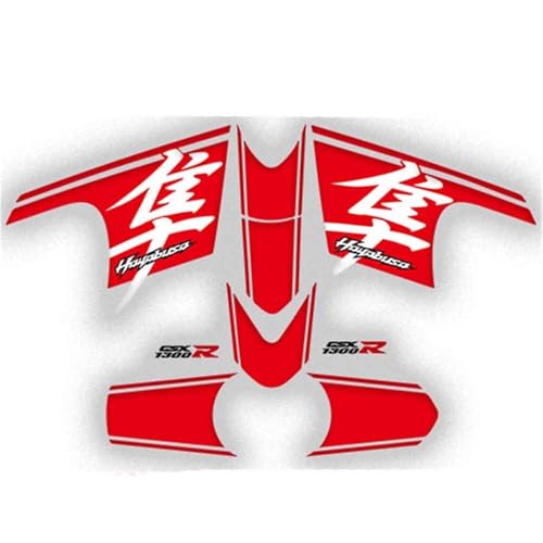 Stickers réfléchissants moto Suzuki GSXR1300 17-19 imperméables pour sécurité nocturne