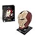 Puzzle 3d Iron Man Mask - Casco Iron Man Originale, Casco Di Iron Man Per Bambini 8 Anni O Più, Maschera Di Iron Man Casco 92 Pezzi. Maschera Iron Man Bambino