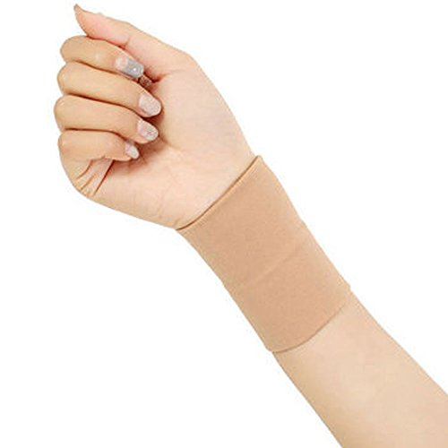 SPOTBRACE Medical Wrist Bands, Wrist Brace Support Pain Relief Thin Compression Wrist Sleeve Unisex for Wrist Sprained Swelling, Soreness and Carpal Tunnel 1 Pair