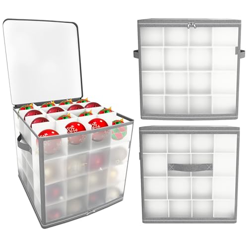 REDSTAR Weihnachtskugeln Aufbewahrung für 64 Christbaumkugeln –...