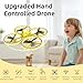 2025 Upgraded Hand Controlled Drone for kids,Somatosensory aircraft with Smart Watch Controlled, Gesture sensing aircraft Cool LED Remote Control Drone 360° Flips,quadcopter,Toys Gifts for Boys and Girls