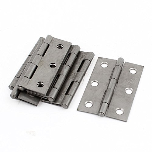 Aexit 6Pcs Metal Clothes Hangers Square Shape Interior Door Butt Hinge Hardware Children's Clothes Hangers 63mm 2.5