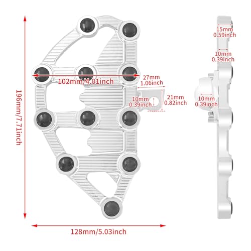 Repose-pieds passager arrière de moto pour vos road-trips en duo sur FXCW
