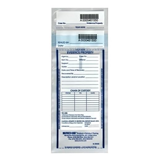 Integrity Evidence Bag Pack of 100