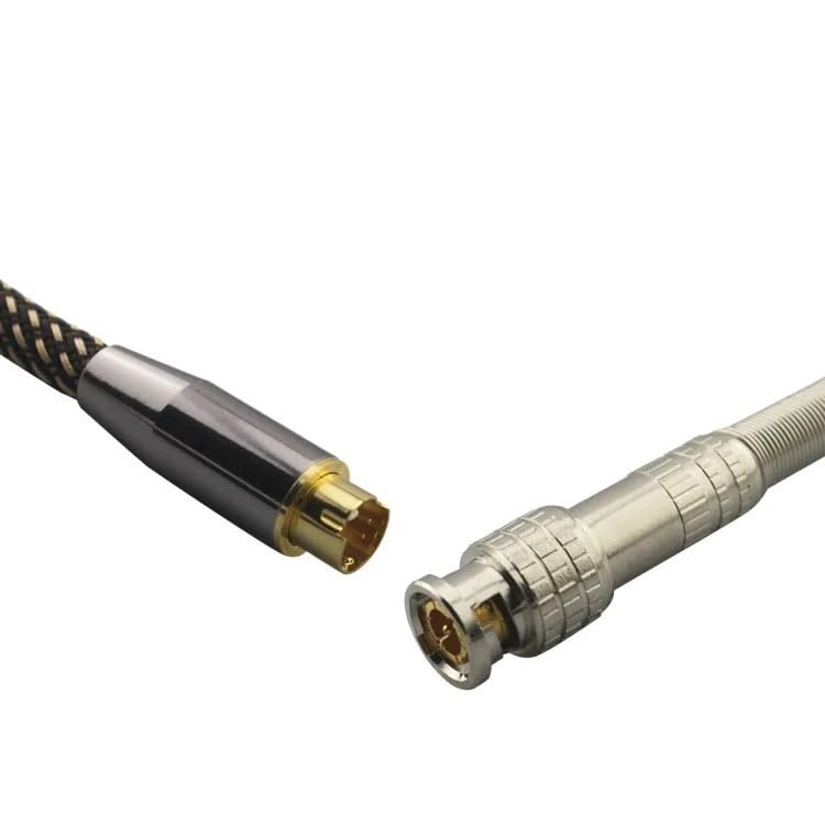 Video Cable 4 pin Male S-Video to BNC Male Female 75-5 Monitor Video Signal interconnect Cable Q9 Video Security Cable OFC 1M 2M(S to L BNC Male,3m)