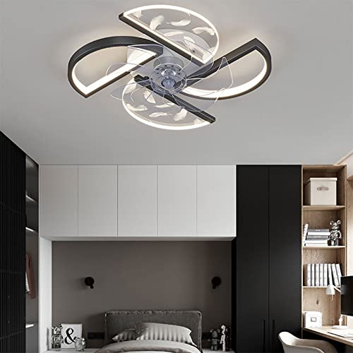 Lumière luxe nordique plafonnier ventilateur silencieux pour la nuit