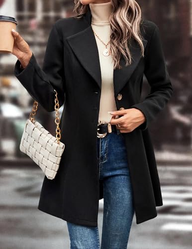 Women Laple Coat Double-Breasted With Belted Long Sleeve Female Trench Coat, 2025 Autumn Winter Vintage Elegant Loose2