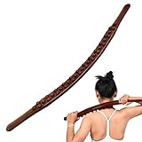 Ganzkörper Scraping Stick, Gua Sha Stick mit 37 massageperlen, Massageroller Faszienstab für Lymphdrainage Muskelentspannung Massage Nacken Rücken Bauch Beine Arme
