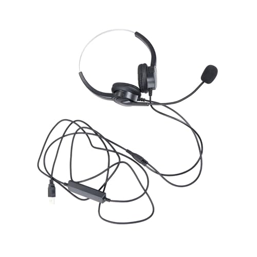 Casque micro USB filaire double oreille avec réduction bruit ambiant