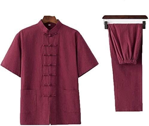 Vêtements de Tai Chi confortables en lin pour séances de méditation en plein air