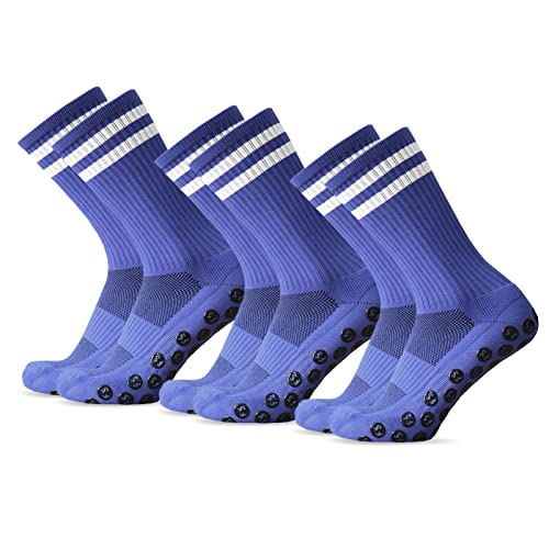 3 paire de chaussettes de football antidérapantes Chaussettes de sports Fitness en plein air à séchage rapide Chaussettes athlétiques résistantes à l'usure pour le football Basketball Hockey Sports Cover