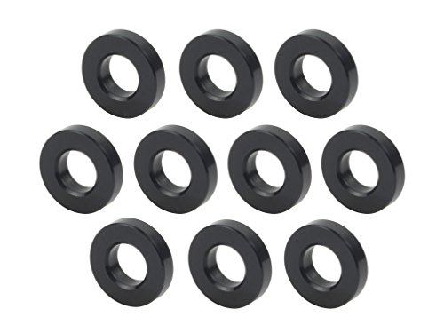 ポッシュ バイク用品 ユニバーサルカラー M6 厚さ3mm ブラック 10個入 汎用カラー 300306-06