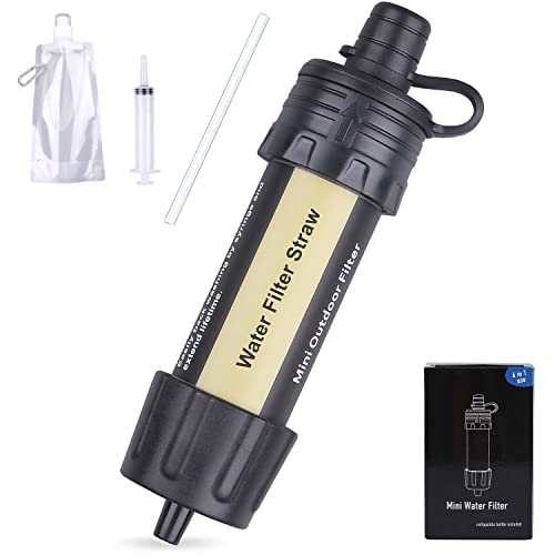 Personal Water Filter Straw 4Pack Outdoor Portable Filtration Emergency - View #8