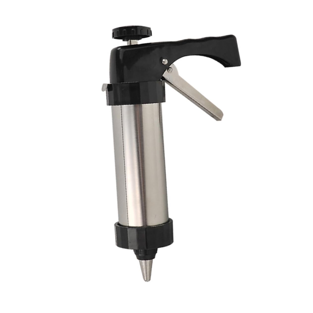 Cabilock 2 Piezas Herramienta de Prensado para Galletas Inoxidable con Boquillas y Moldes para Repostería Ligera y Desmontable para Cocina y Cafetería