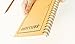 PAPERIAN Brilliant Undated Monthly & Weekly Planner - Wirebound, 106 Pages, 5.9 x 8.2 inches, Honey Yellow, 2019