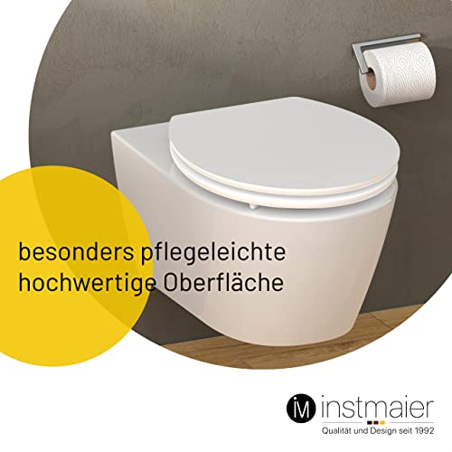 WC-Sitz mit Absenkautomatik von instmaier in Weiß