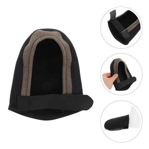 Protector para zapatos de ciclismo POPETPOP para exteriores - resistente al viento y antideslizante, ideal para ciclismo de montaña, mantiene los pies cálidos y secos, color negro miniatura 7