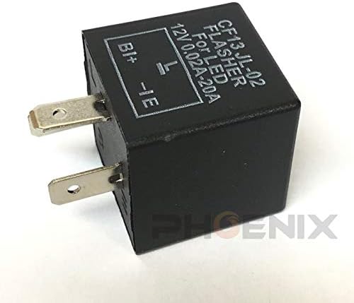 Amazon ウインカーリレー 3ピン Cf13 Led ハイフラ防止 カチカチ音 ウィンカー ウインカーリレー 車 バイク