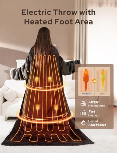 Portable Heated Blanket Rechargeable