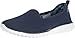 Skechers Sport Women's Microburst Its My Life Fashion Sneaker,Navy,8 M US