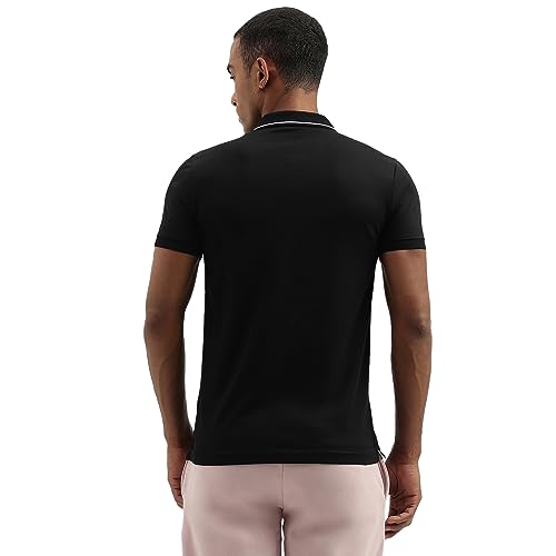 Image of UNITED COLORS OF BENETTON Men's Cotton Solid Regular Fit T-Shirt