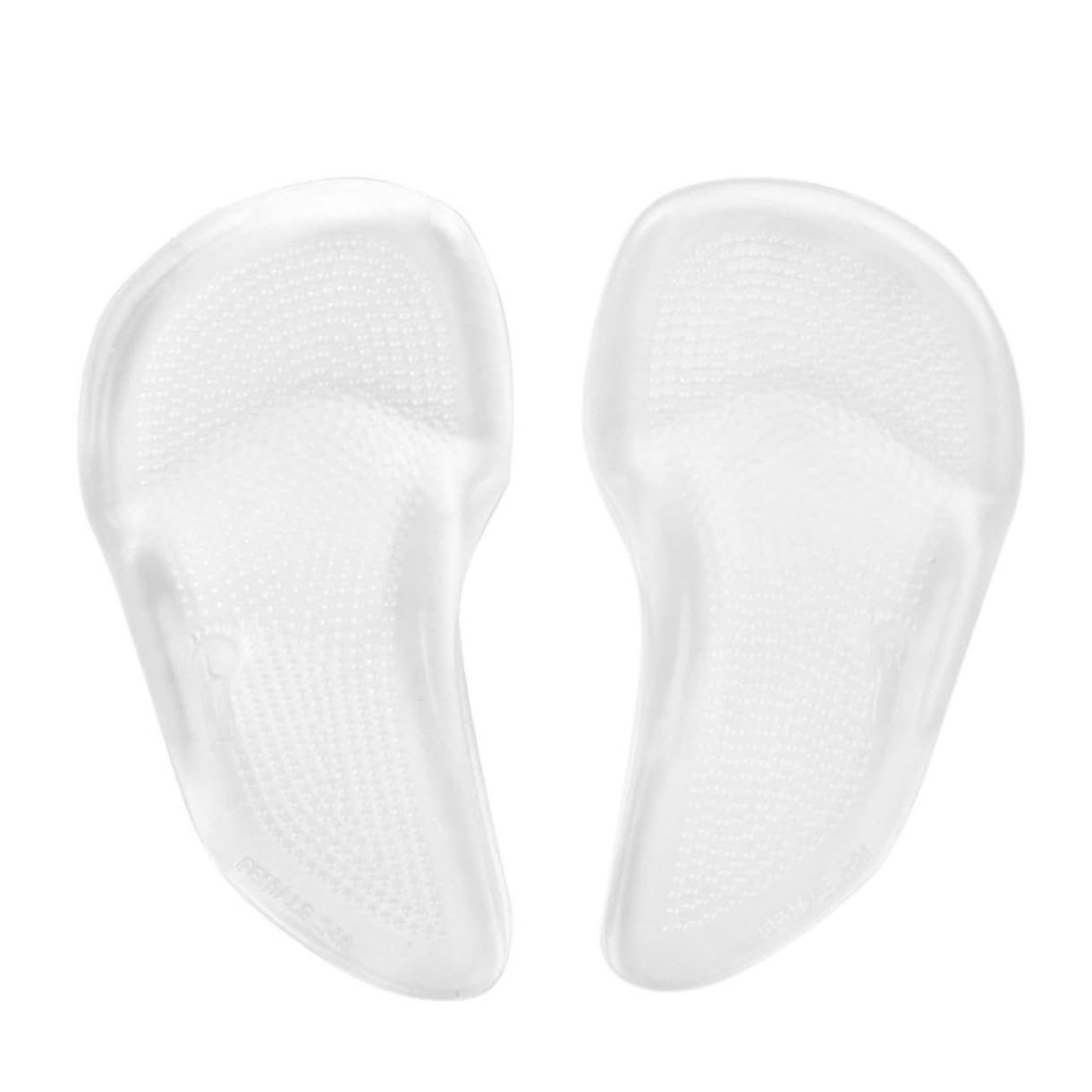 Gogogmee Pair Silicone Gel Arch Pad Arch Support Pads Arch Support Insole Plantar Gel Pads Foot Care Insole Men Insoles for Shoes Arch Support Gel Pads Forefoot Gel Pad White