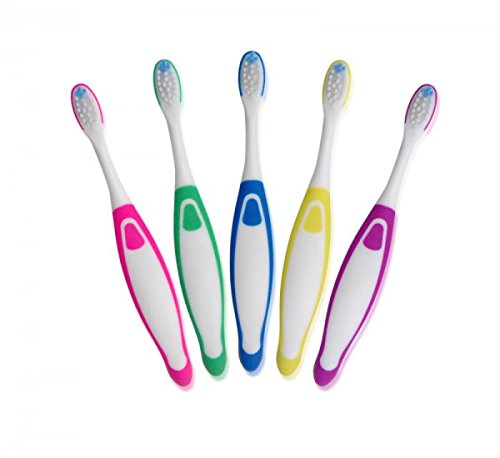 Tess Oral Health Kid Child Toddler Easy Grip Extra Soft Toothbrush (12 Count) - Gentle Dental Care for Youngest Smiles