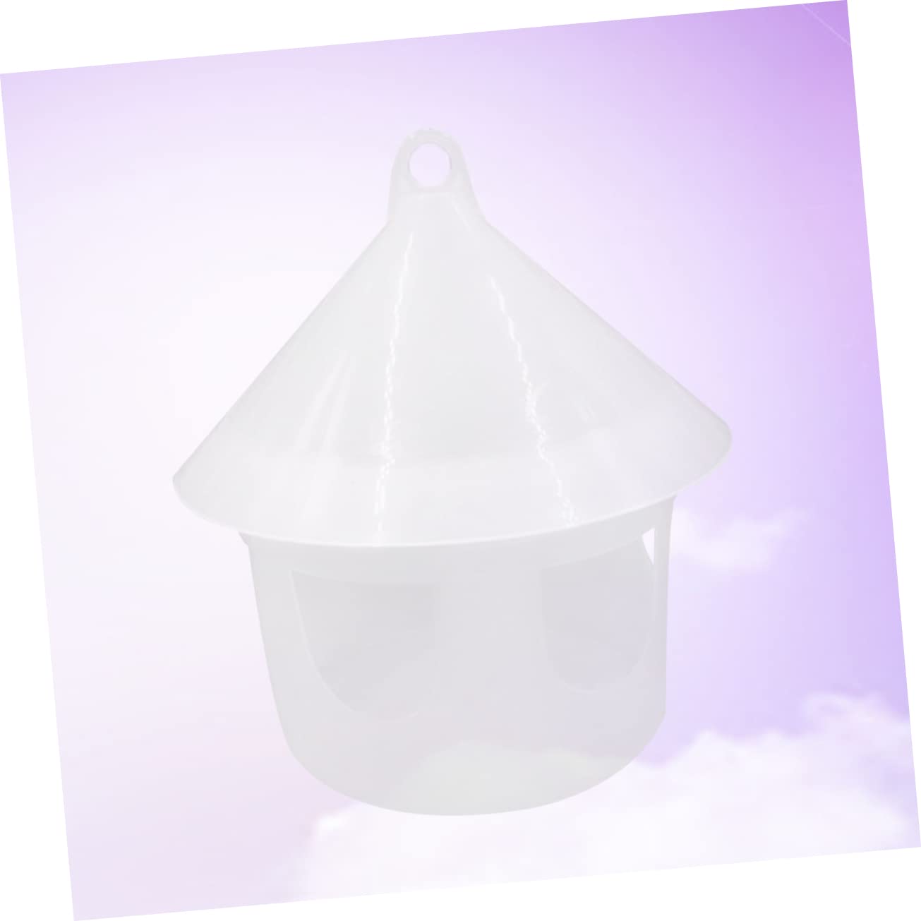 Toddmomy 2 Comederos para Pájaros para Exteriores De Plástico Antiderrames Resistentes A La Intemperie.