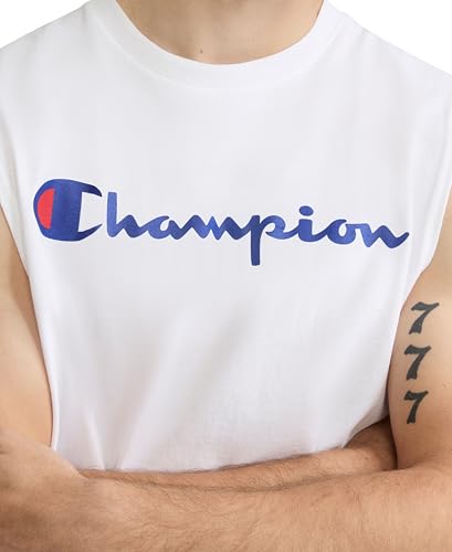 Image of Champion Men's Muscle Tank, Classic Graphic Muscle Tee, Sleeveless T-shirt for Men (Reg. Or Big & Tall)