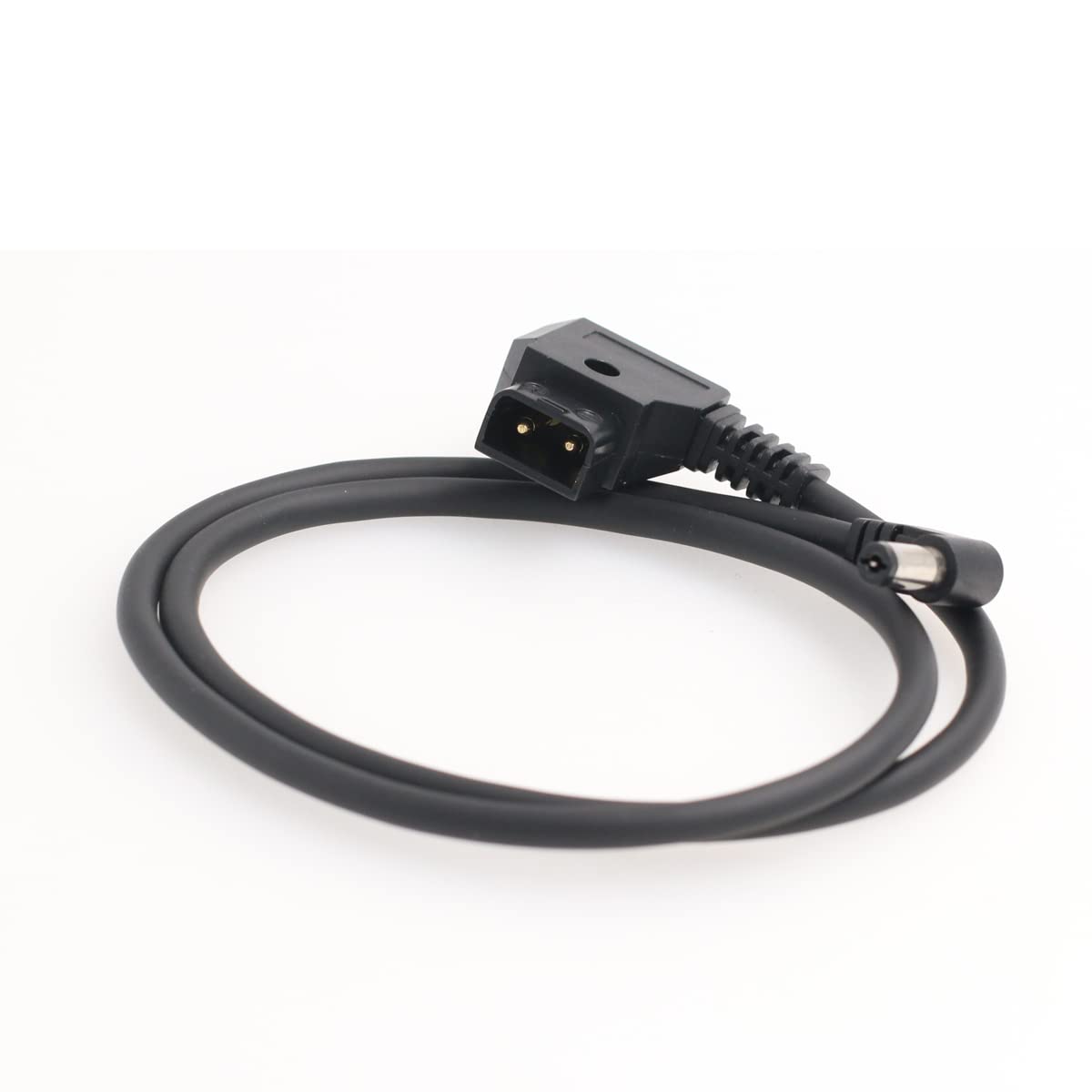 ZBLZGPPower Tap D Tap to 2.1 DC 12v Cable for KiPRO LCD Monitors Lectrosonic Atomos Shogun Inferno (Right Angle 2.1DC-dtap)
