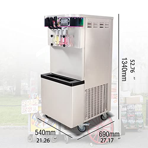 Kolice Commercial 2+1 Mixed Flavour Softeismaschine, Joghurteismaschine, Gelato Softeismaschine – Bild 7