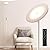 PreeOtti Modern LED Floor Lamp - Remote & Touch Control, Sky Torchiere Standing Lamp, Fully Dimmable, 3 Color Temperatures, Ideal for Living Room & Bedroom, Easy to Assemble(White)
