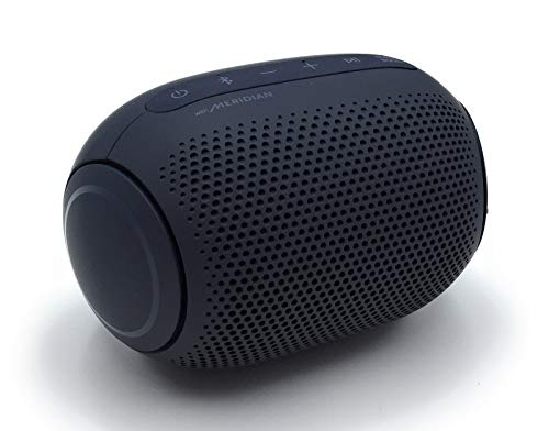 LG XBOOM Go PL2 Cassa Bluetooth Portatile - Altoparlante Speaker Bluetooth Waterproof IPX5 con Audio Meridian e Bassi Potenti, 10 Ore di Riproduzione, Comandi Vocali, Sound Boost, Nero