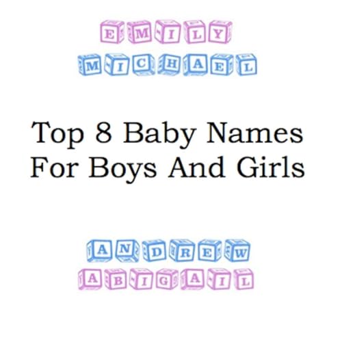 Top 8 Baby Names for Boys and Girls Audiolibro Por TopBabyNames arte de portada