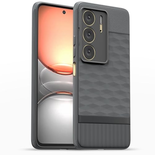 Image of Outlouders Back Cover for Realme C75 | TPU Soft Flexible Shockproof | Full Camera Protection Back Case (Grey)