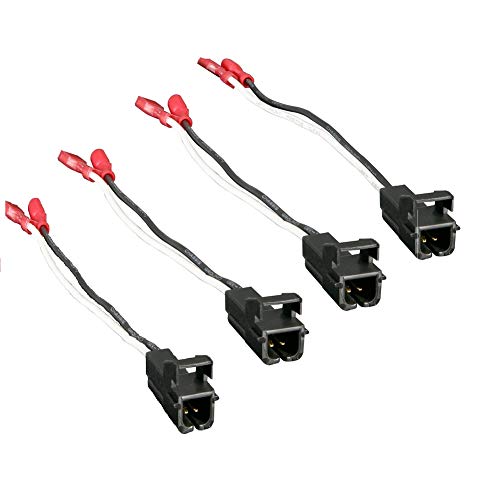 4 Pack Speaker Harness For General Motor Vehicles For Chevy Gmc Silverado Sierra Suburban Tahoe Yukon Cobalt Colorado Pontiac Work Van (4Pcs) #TOP2
