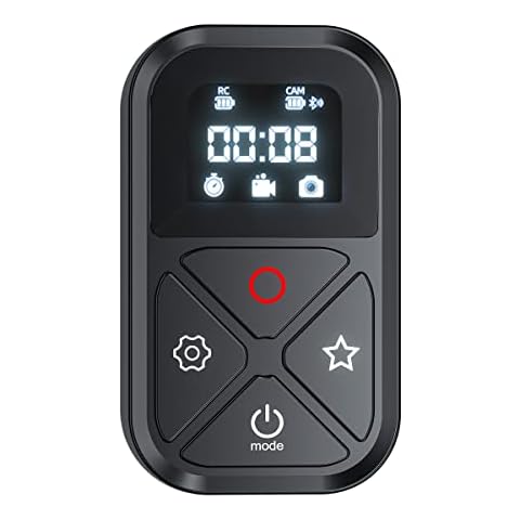 AFAITH Smart Wireless Remote Control for GoPro 10/9/8/Max, Rainproof WiFi Controller for GoPro Hero 10/9/8/Max Black Cover