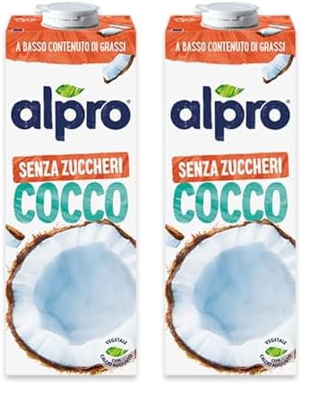 Alpro Şekersiz Hindistan Cevizi Bitki Bazlı İçecek 1 L 2li paket