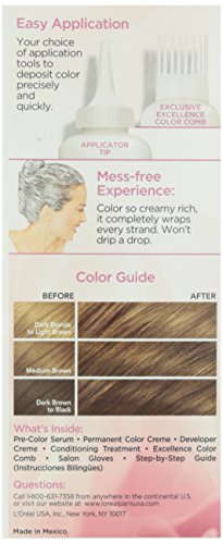 Image of L'Oreal Excellence #5G Medium Gold Brown Hair Color, 1 ct
