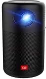 Projector HD 1080P Portable Projector 360° Speaker Movie Projector 300 Inch Picture 3000 lumens Neat Projector Home...