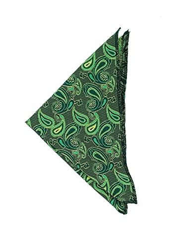 Image of formal cravat set for men with pocket square Men's Cravat Necktie, Self Design Microfiber Dark Multi color Free Size