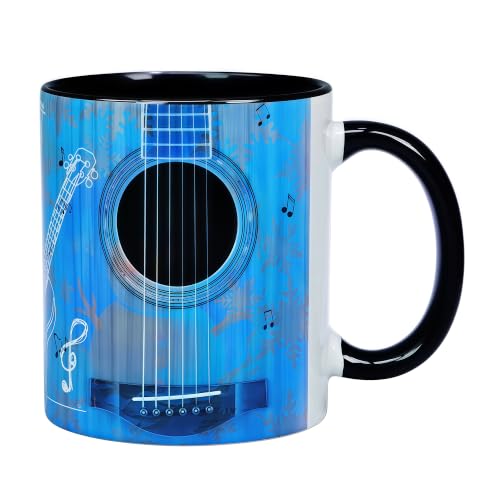 Guitar Coffee Mug 11.5 oz Ceramic