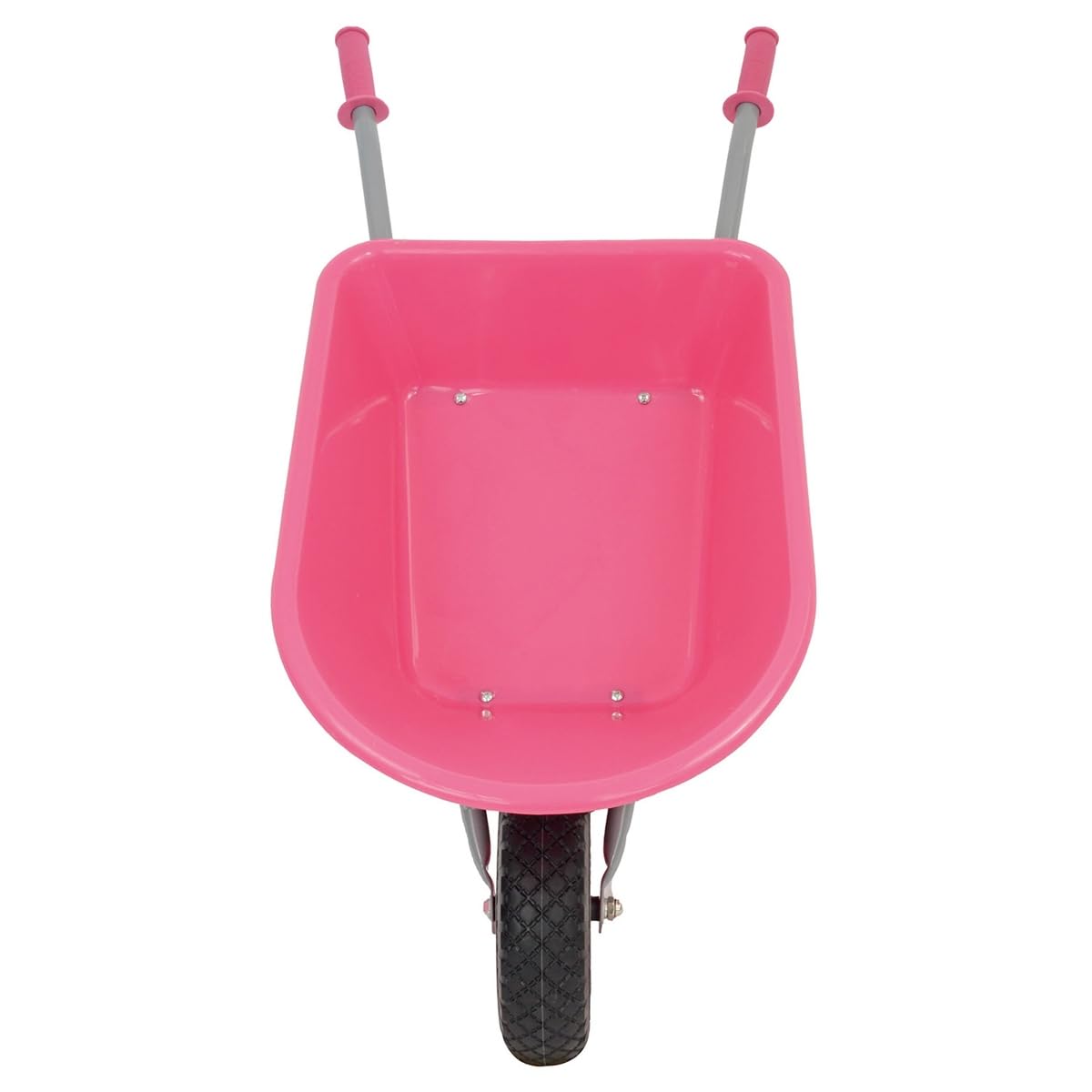 Matrix Kinderschubkarre hohe Qualität 40kg Schubkarre Kinder rosa pink Garten Vollgummirad | Kinder ab 3 | belastbar bis 40kg | leicht, sicher & stabil | einteiliger Rahmen | 20l Mulde