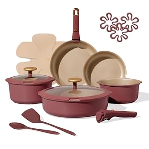 CAROTE 18Pcs Titanium Reinforced No...