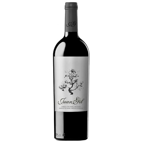 Juan Gil Etiqueta Plata: Vino potente y elegante con notas de fruta madura, especias y madera. Gran cuerpo, equilibrio y final largo con dulzura Monastrell (1 Botella)