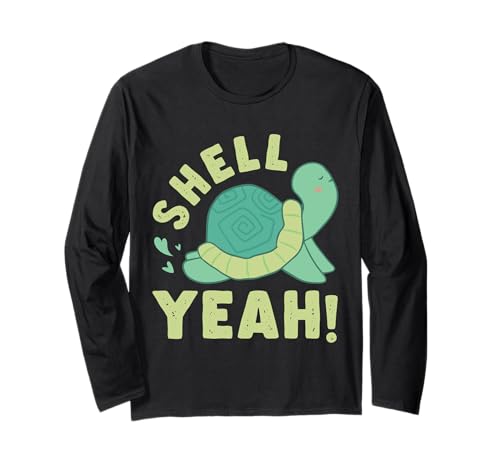 Shell Yeah tortuga marina animal marino tortuga Manga Larga