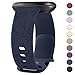 Vancle für Fitbit Versa 3 Armband/Fitbit Versa 4 Armband/Fitbit Sense Armband/Fitbit Sense 2 für Damen Herren, Silikon Armbänder Floral Gravierte Uhrenarmband Sport Ersatzarmband, Navy Blau Vancle günstig Kaufen-Vancle für Fitbit Versa 3 Armband/Fitbit Versa 4 Armband/Fitbit Sense Armband/Fitbit Sense 2 für Damen Herren, Silikon Armbänder Floral Gravierte Uhrenarmband Sport Ersatzarmband, Navy Blau