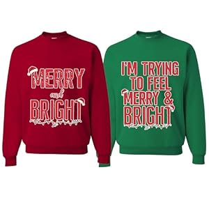Merry and Bright Trying Hard Pair