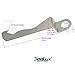 SeaLux Marine Stainless Steel Propeller Wrench and Lock for tab washers fit for 1-1/16