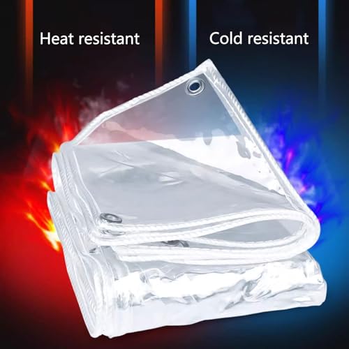 Lona de camping transparente y resistente para cubrir carpas contra el polvo y viento 6
